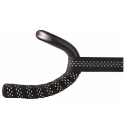 NASTRO MANUBRIO BRN DOTS NERO E CELESTE BIANCHI