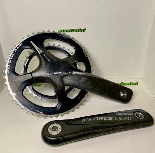 GUARNITURA FSA K-FORCE LIGHT CARBON USATA