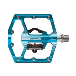 Alternative view of PEDALI BRN LINX IN ALLUMINIO CNC AZZURRI